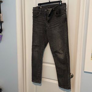 Mens Levis 512 grey. 34-30. EUC